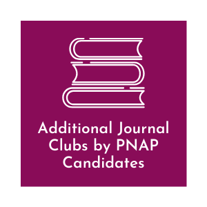 Additional Journal Clubs by PNAP Candidates
